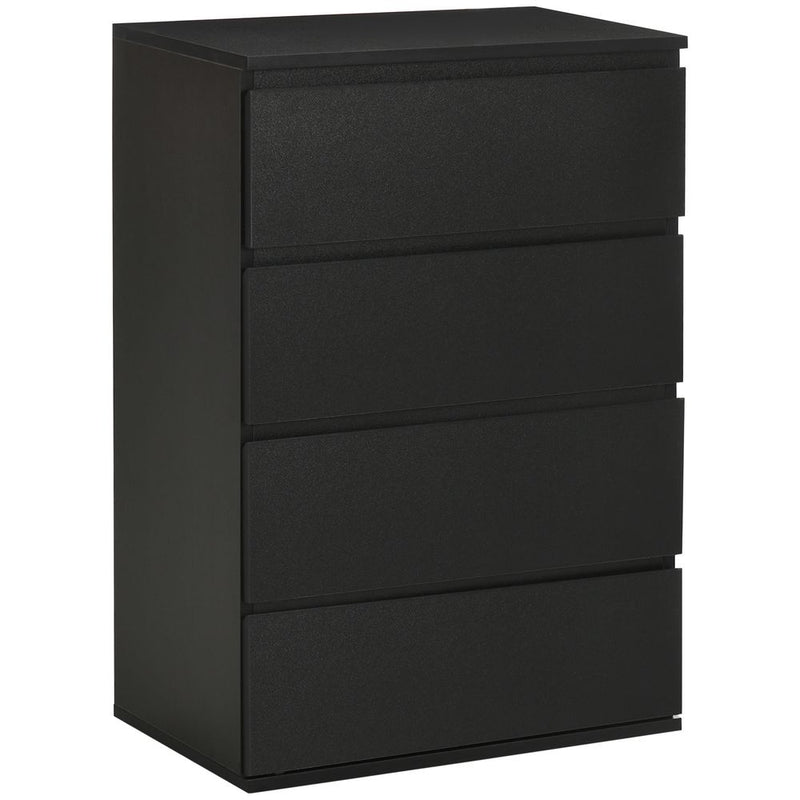HOMCOM Bedroom Chest of Drawers, 4 Drawers Dresser, Drawer Unit