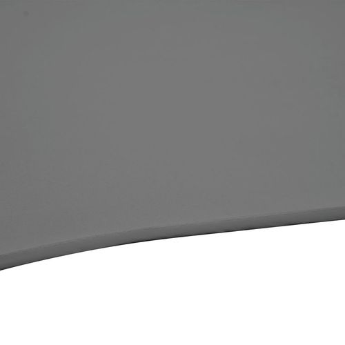 2.5M Garden Cantilever Parasol W/ 360 Rotation and Cross Base, Dark Grey