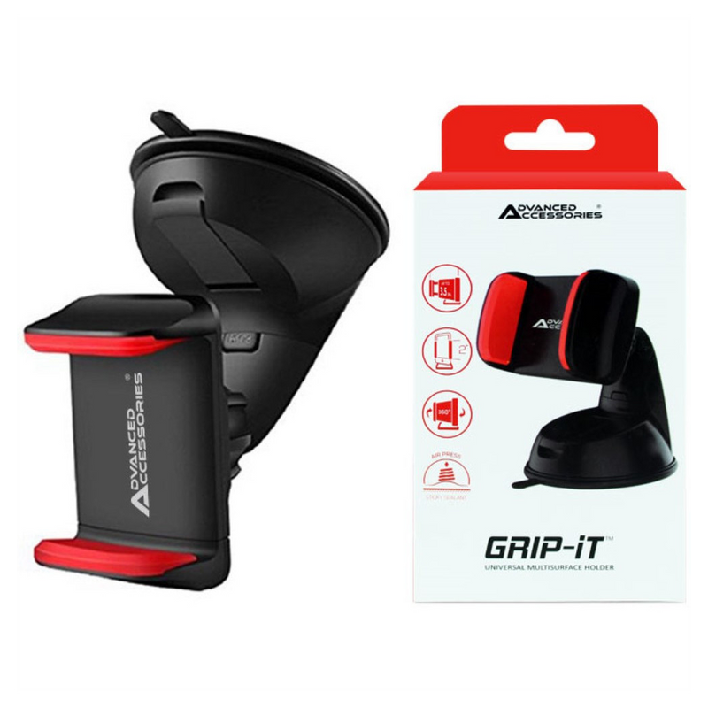 AA GRIP-iT Universal Car Phone Holder - Dashboard/Windshield Mount