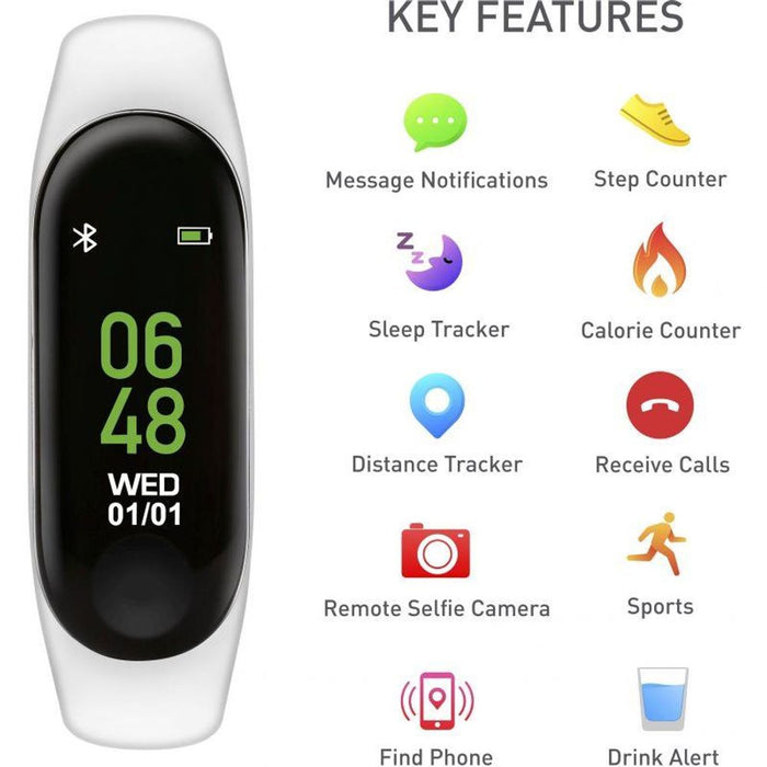 Reflex Active Womens Bluetooth White Smartwatch RA012003