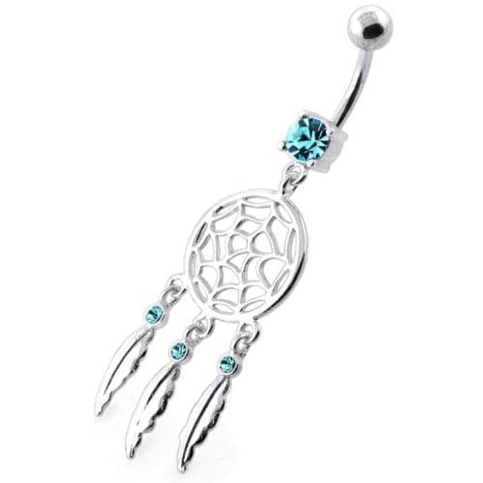 Classic Dream Catcher belly button bars