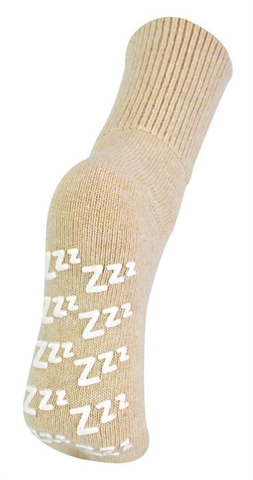 Ladies Cashmere Bed Socks with Grippers