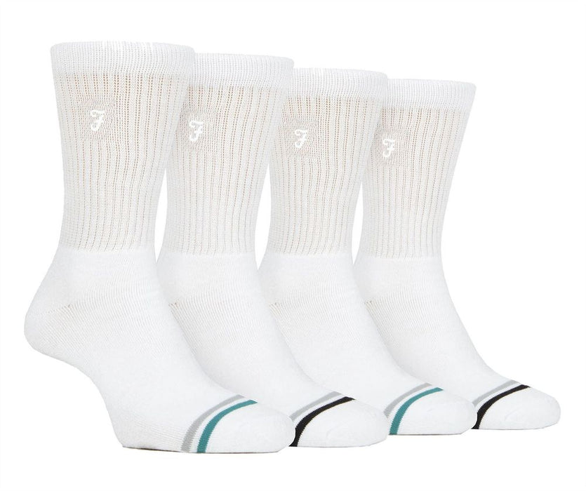 Farah - 4 Pack Mens Bamboo Leisure Socks