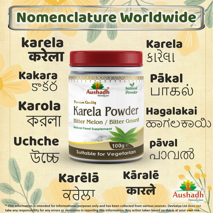 Pure and Premium Karela Powder