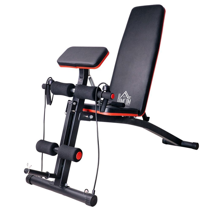 Foldable Dumbbell Bench: 7 Incline, Adjustable, High-Quality Workout