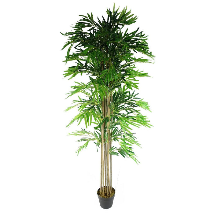 Premium Quality 6ft Artificial Bamboo Tree - Realistic & Lifelike - Green - Free Shipping