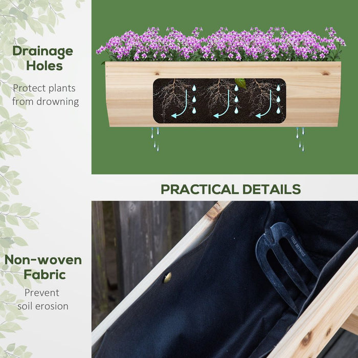 Premium Wood Raised Garden Bed Planter Box - High Quality and Sturdy - Indoor/Outdoor Use - Professional Seller