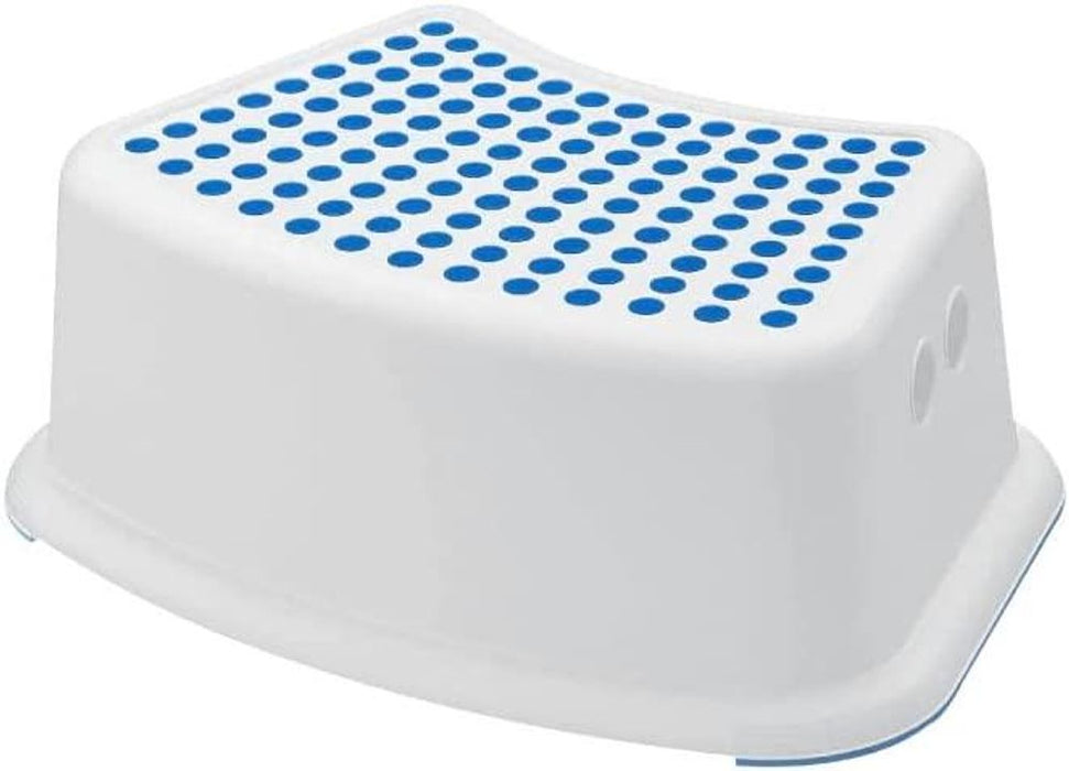 Sterun Plastic Child Foot Step Stool Anti-Slip Cover on Top For Children Practical Non-Slip Toilet Step | Toilet Steps For Toddlers | Step Stool | Toddler Step Stool | Toilet Seat & Step (Blue)