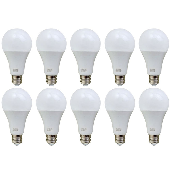 12W E27 Screw LED Light GLS bulbs, Energy Saving Edison  Cool White 6000K non dimmable lights