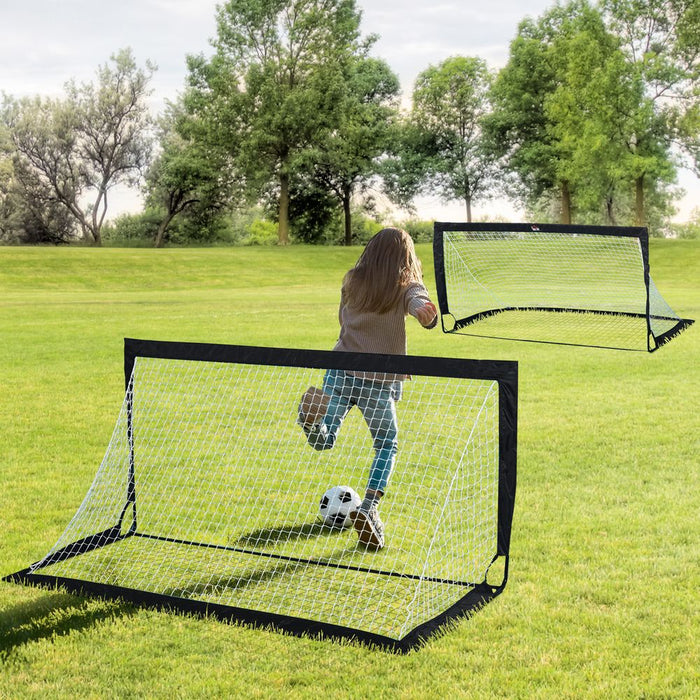 Foldable Outdoor Football Goal | All-Weather Net | Kids & Adults | 6'x3' | HOMCOM