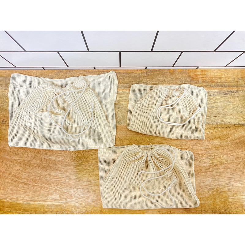 Pack of 3 Reusable Fruit & Vegetable Bags