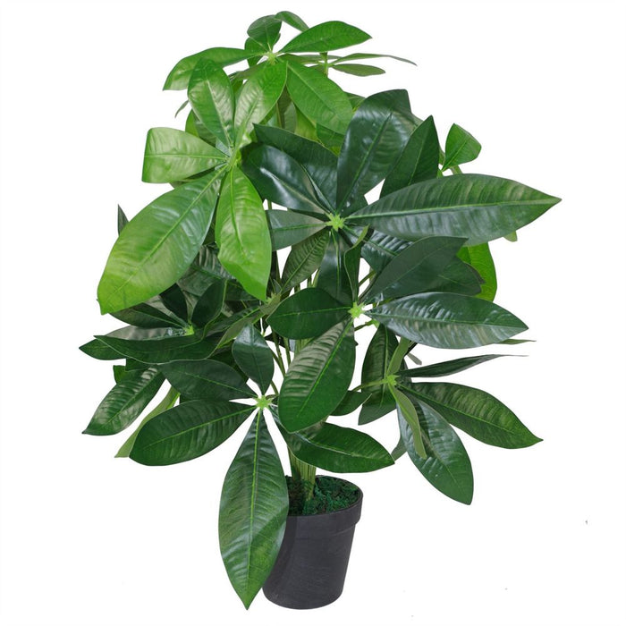 Premium 50cm Artificial Money Tree Plant - High Quality Leaf Design - Tropical Décor - Fast Shipping