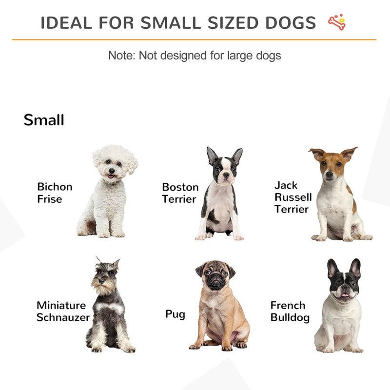PawHut Freestanding Pet Gate Safety Barrier 3 Pannel w/ Support Feet White
