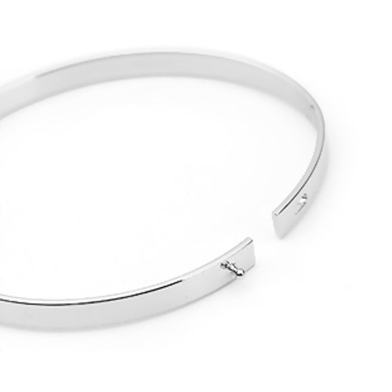 Stylish Silver Bangle - Perfect Gift for Her - High Quality - Fast Shipping