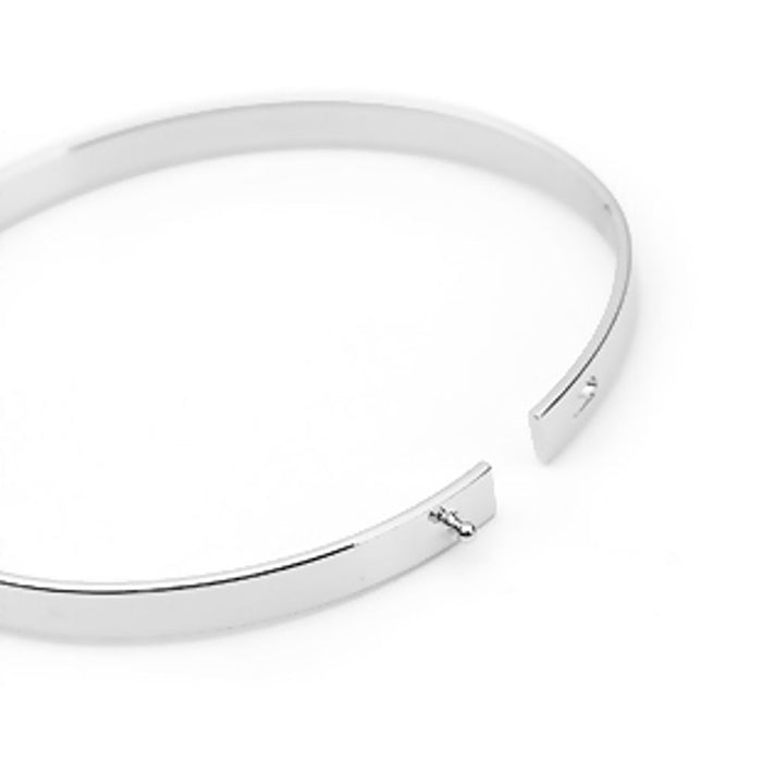 Stylish Silver Bangle - Perfect Gift for Her - High Quality - Fast Shipping