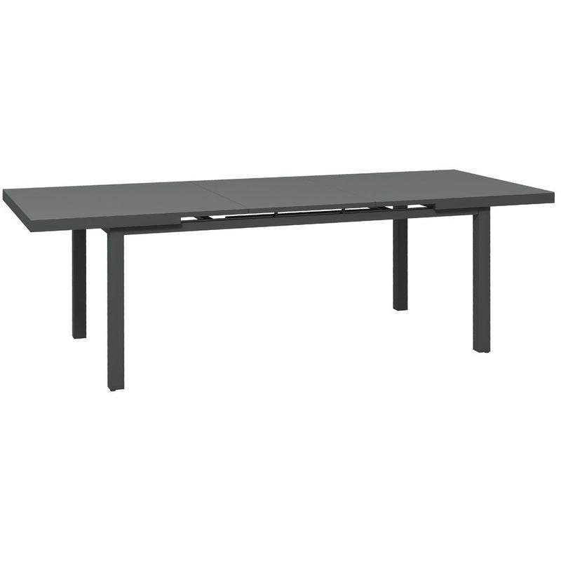 Outsunny Extendable Garden Table - Seats 6-8, Aluminium Frame