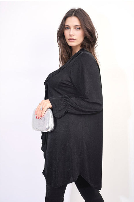 Premium Satin Ruffle Shirt Dress - Chic Style, Ultimate Comfort - Shop Now!