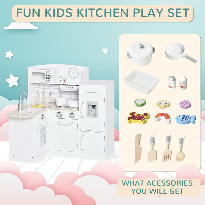 Premium Kids Kitchen Play Set - Realistic, Interactive & Educational Toy - Safe & Durable - Ideal for Ages 3+