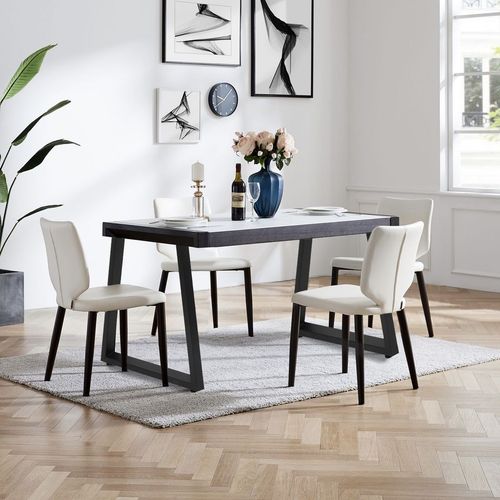 Dining Table Legs 28 Inch, Heavy Duty Metal Legs for Table, Dining Table Legs/Coffee Table Legs/Office Table Legs, Home DIY Furniture Legs, Set of 2