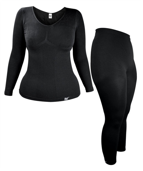 Heat Holders - Ladies Long Sleeve Thermal Top & Long Janes