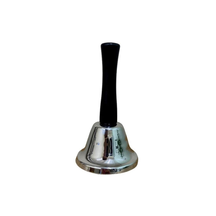 Premium Hand Bell - Loud, Black & Silver