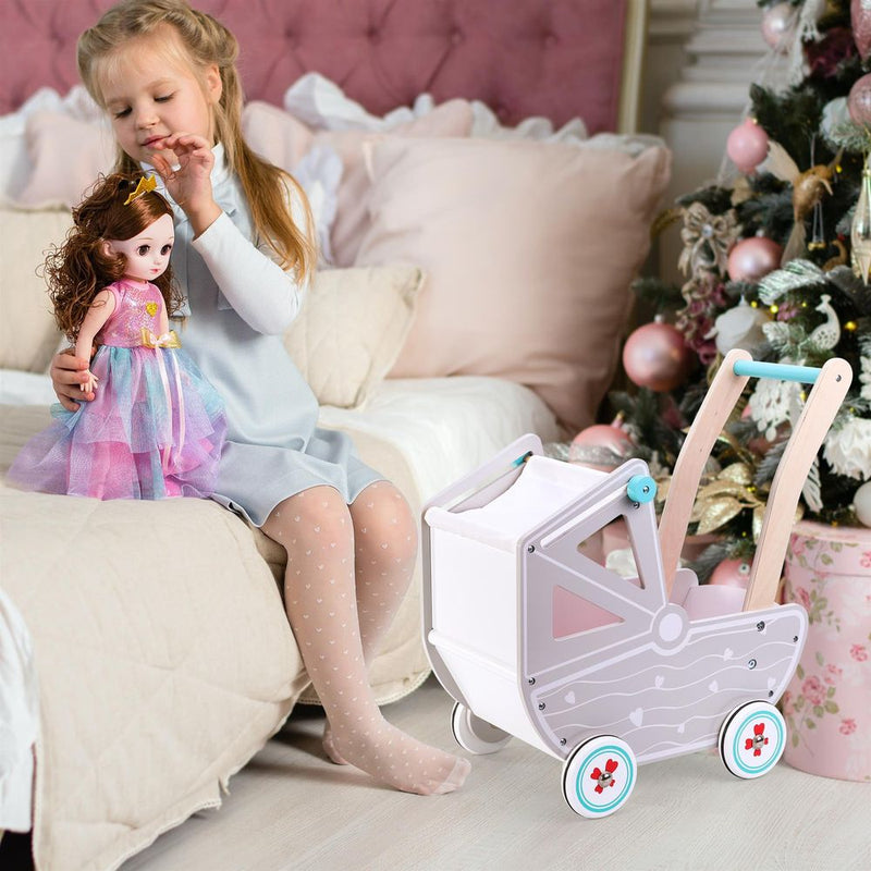 Deluxe SOKA Doll Pram - High-Quality Wooden Toy