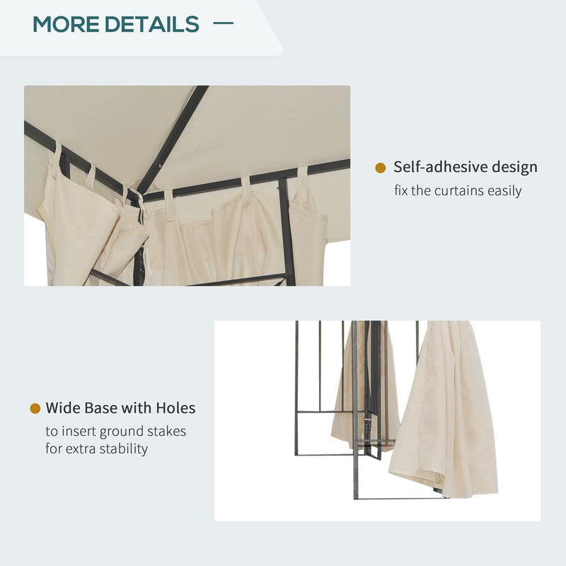 Upgrade Your Outdoor Space with 3x3m Metal Gazebo – Shade, Shelter, Party Ready