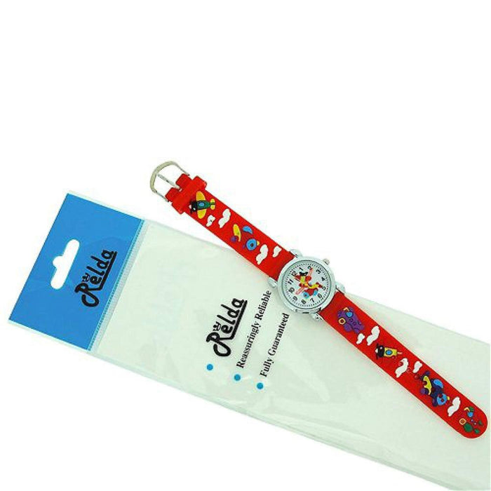 Relda Children's Red 3D Flying Aeroplane Boy's Watch REL44