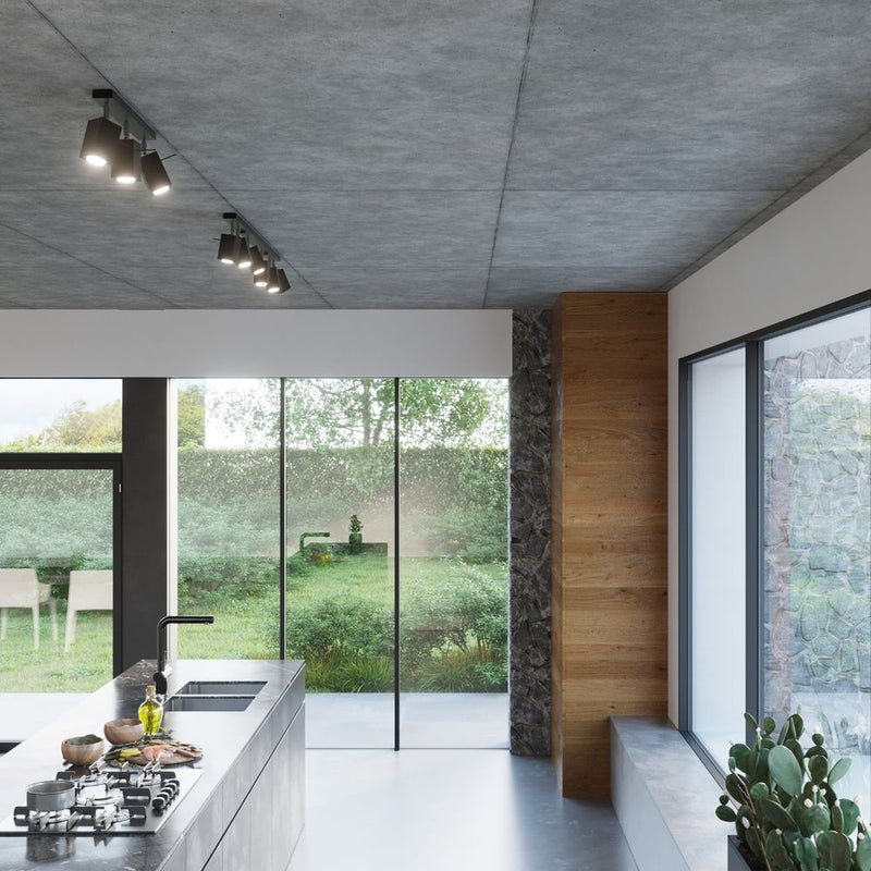 Premium Quality Steel Ceiling Lamp - Modern Design, GU10 Bulb - Industrial Style Décor - Best Value