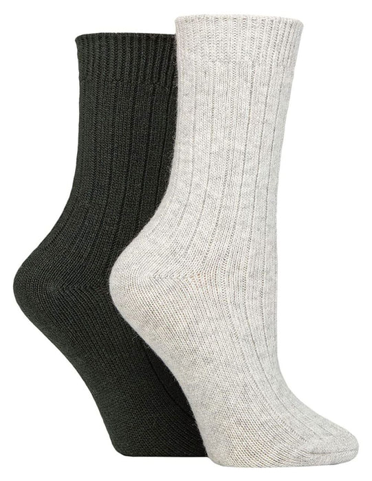 2PK - Wildfeet Cashmere Bed Socks