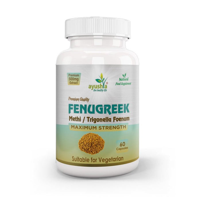 Fenugreek Capsule - High-Quality, Ancient Herbal Supplement for Health Benefits - Boost Immunity, Improve Digestion & More