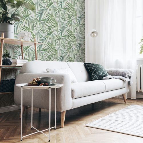 Palm Leaves Green sw12 wallpaper