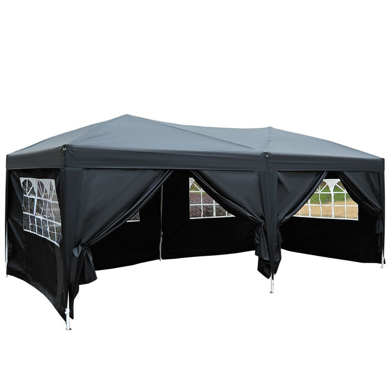 3x6m Garden Water Resistant Pop Up Gazebo Marquee Party Wedding Canopy Awning