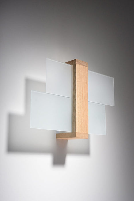 Modern Loft Design LED Wall Lamp | Natural Wood | Professional Quality | Best for Any Room | Feniks Collection