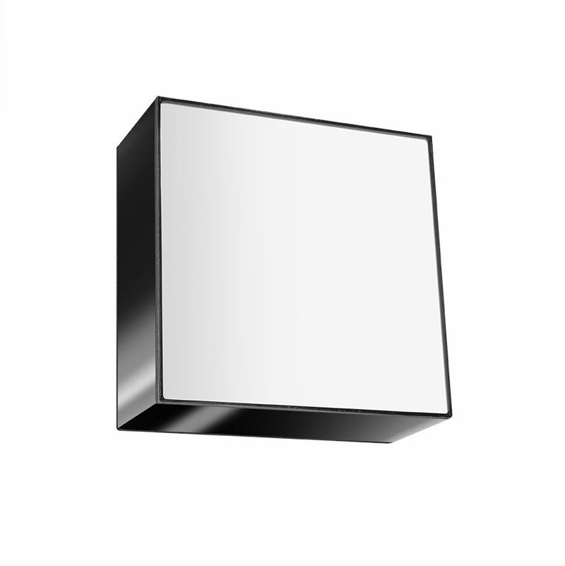 Premium Black Square LED Wall Lamp for Modern Homes - High-Quality, Loft Design, E27