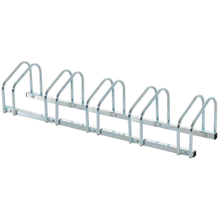 Bike Parking Rack: Locking Storage Stand Holder | Floor/Wall Mount | HOMCOM