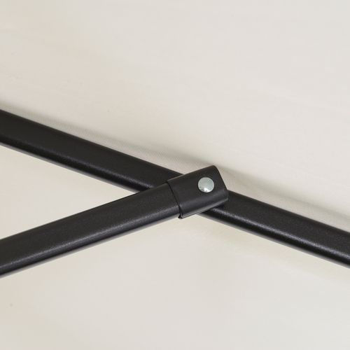 1.96m Parasol Patio Umbrella, Cream White