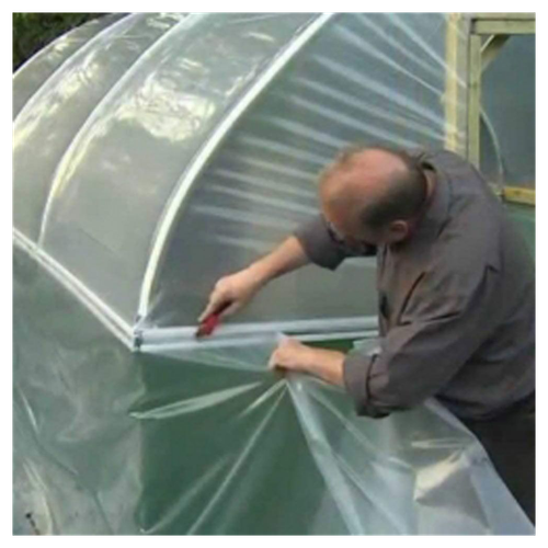 Polytunnel Greenhouse Clear Polythene Repair Tape 5cm, 10cm, 15cm, 20cm x 25m Lenght