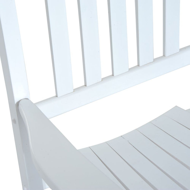 Stylish Garden Rocking Chair: Outdoor Swing, Wooden Rocker for Balcony, Deck