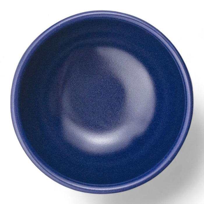 Ceramic Snack&Dip Bowl Matrix Blue 8cm