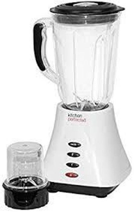 Kitchen Perfected Table Blender with Mill, 1.5L, 400W, Ivory White E5012WI