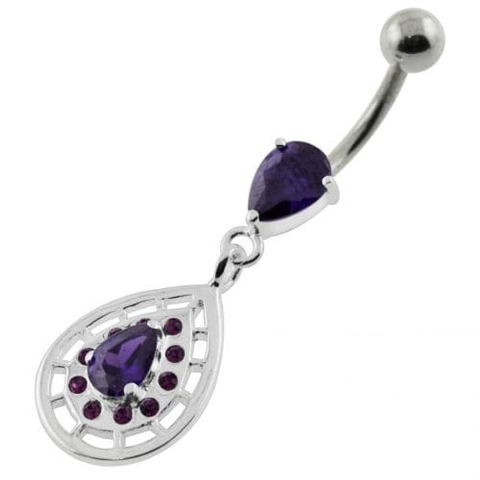 Tear Drop Patten Navel Belly piercing