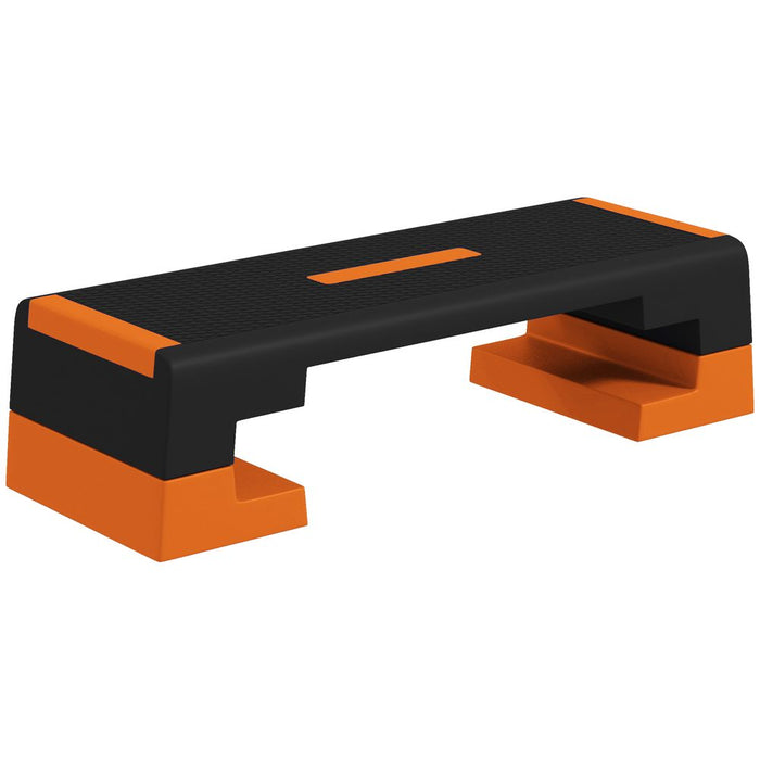 SPORTNOW 15cm/20cm/25cm Aerobic Step Platform for Home and Office, Orange