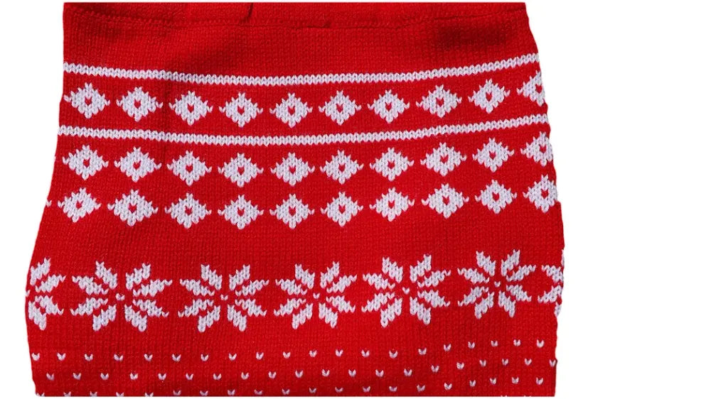 The Bailey Fair Isle - White on Red" - Pre-order Now to Secure Your Supply!