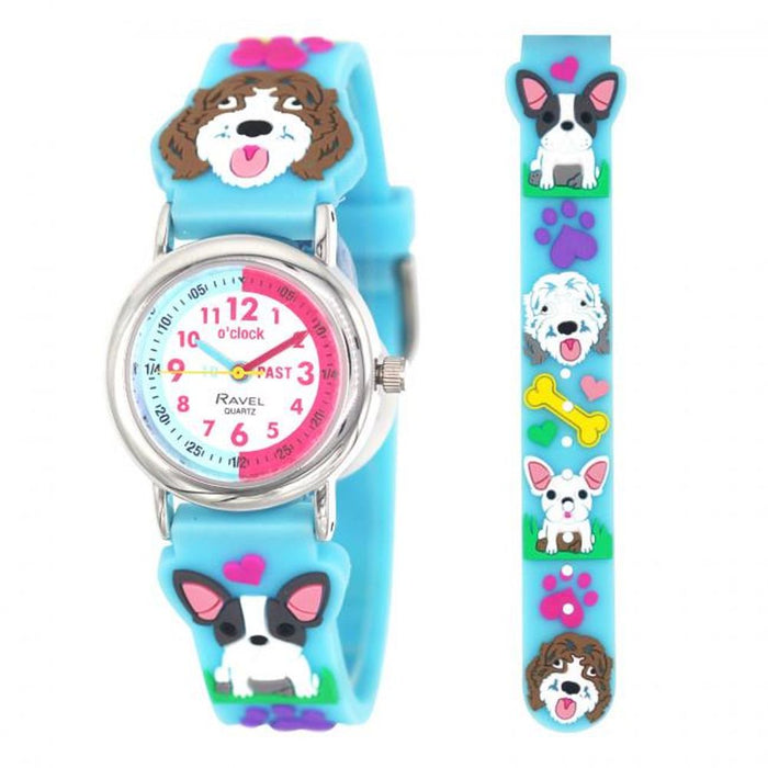 Ravel Kids 3D Cartoon Time Teacher Watch Blue - High Quality, Easy to Read, Fun Learning R1513.99