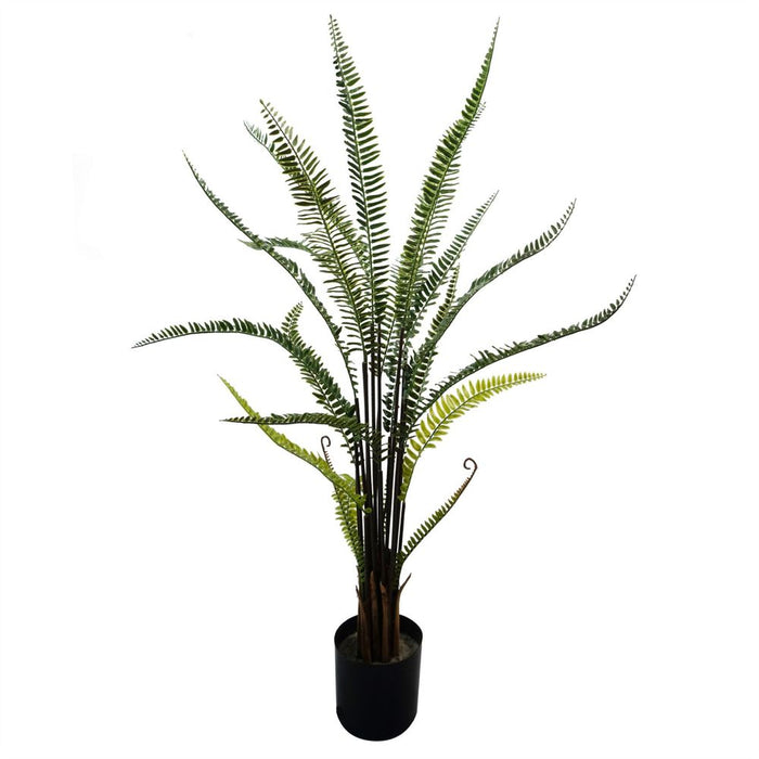 Premium 90cm UV Resistant Artificial Boston Fern: Realistic Indoor/Outdoor Plant