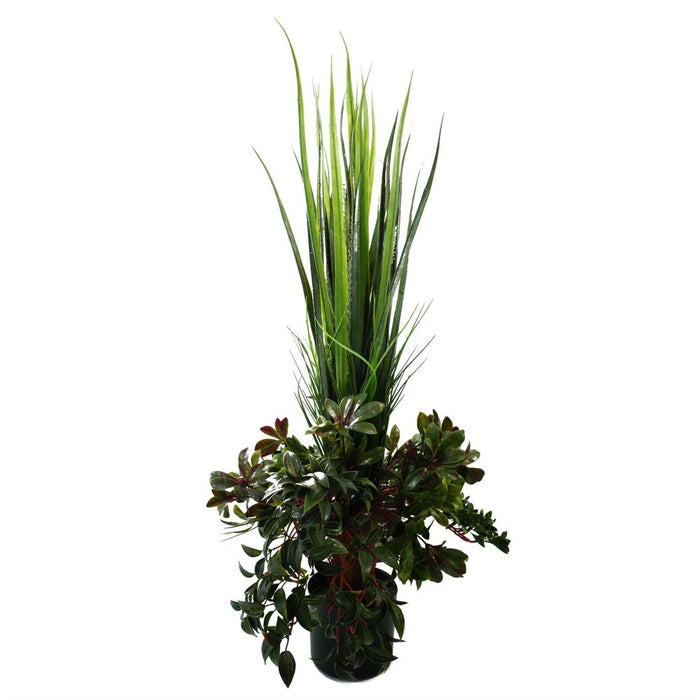 Premium 90cm UV Potted Grass Plant - Lifelike Foliage for Indoor/Outdoor Display