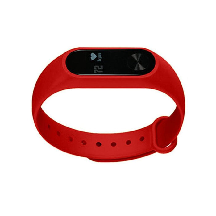 Aquarius AQ112 Fitness Tracker, Heart Rate Monitor, Red