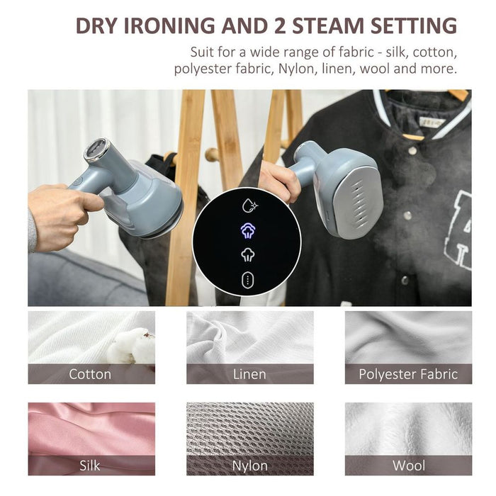 Travel & Home Clothes Steamer - High Quality, 1200W Handheld Steamer with 100ml Tank