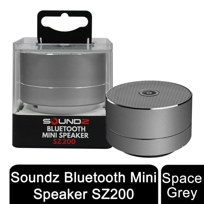 Soundz Bluetooth 3W Mini Speaker SZ200 - Gold/Space Grey/Silver[Grey]